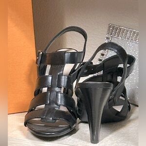 Franco Sarto black heels size 5.5 - good condition